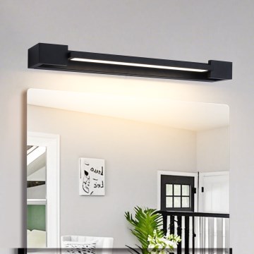 Brilagi - LED spejlbelysning til badeværelset AQUA LINE LED/12W/230V 45 cm IP44 sort