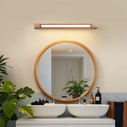 Brilagi - LED-belysning til badeværelsesspejl AQUA LINE LED/18W/230V 60 cm IP44 bronzefarvet CRI 90