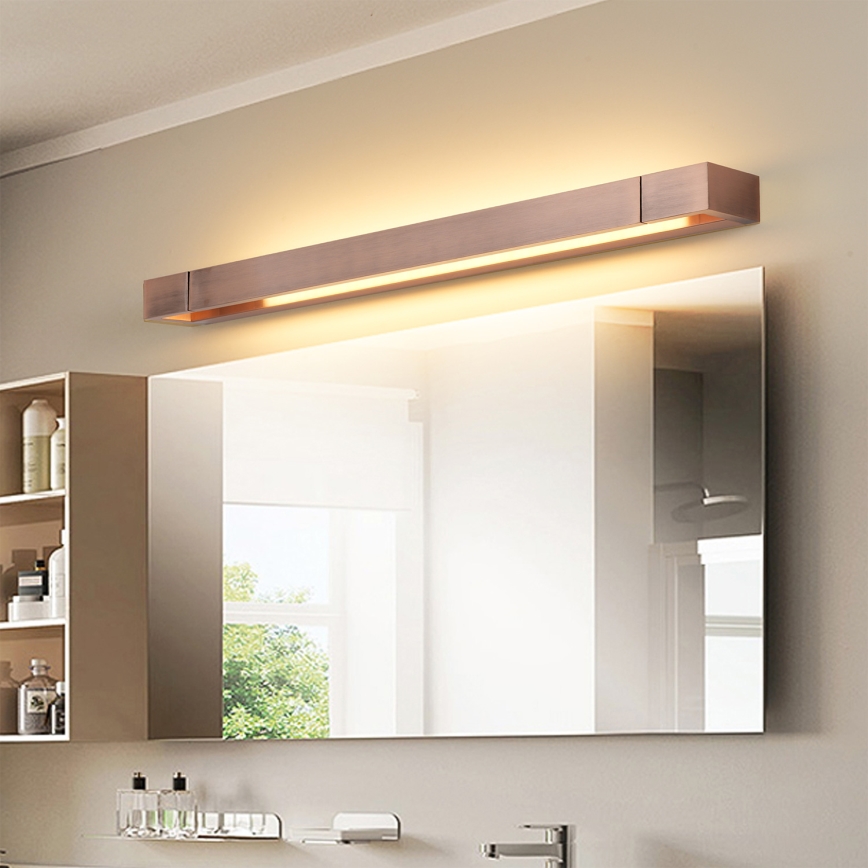 Brilagi - LED-belysning til badeværelsesspejl AQUA LINE LED/18W/230V 60 cm IP44 bronzefarvet CRI 90