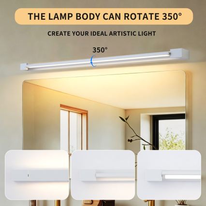 BRILAGI - LED spejlbelysning til badeværelset AQUA LINE LED/28W/230V 100 cm IP44 hvid CRI 90