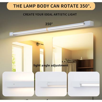 Brilagi - LED-spejlbelysning til badeværelse AQUA LINE LED/36W/230V 120 cm IP44 hvid CRI 90
