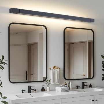 Brilagi - LED spejlbelysning til badeværelset AQUA LINE LED/36W/230V 120 cm IP44 sort