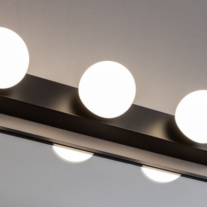Brilagi - LED-spejlbelysning til badeværelset HOLLYWOOD 3xLED/3W/230V 39 cm IP44 sort