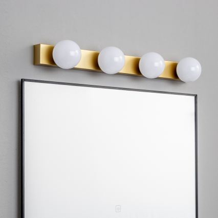 Brilagi - LED-belysning til badeværelsesspejl HOLLYWOOD 4xLED/3W/230V 53 cm IP44 guld