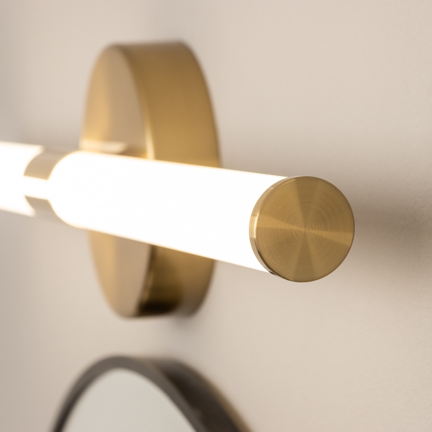 Brilagi - LED-belysning til badeværelsespejl LARA LED/10W/230V 60 cm IP44 guldfarvet