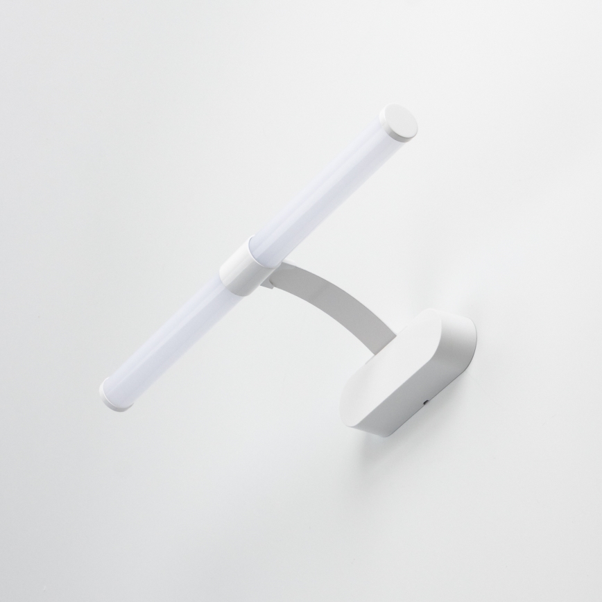 Brilagi - TUBEO 2-i-1 LED-spejlbelysning til badeværelset, 6 W, 230 V, 40 cm, IP44, hvid