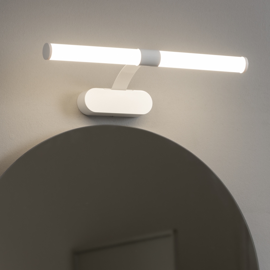 Brilagi - TUBEO 2-i-1 LED-spejlbelysning til badeværelset, 6 W, 230 V, 40 cm, IP44, hvid