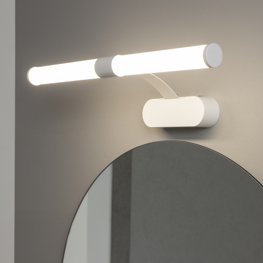 Brilagi - TUBEO 2-i-1 LED-spejlbelysning til badeværelset, 6 W, 230 V, 40 cm, IP44, hvid