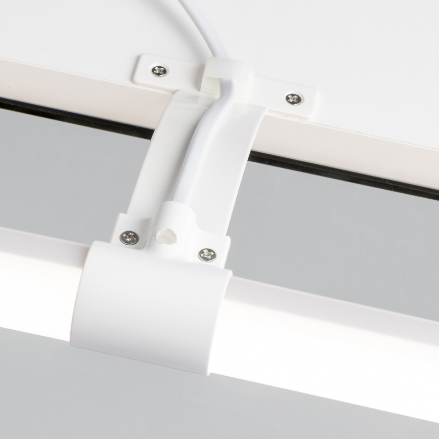 Brilagi - TUBEO 2-i-1 LED-spejlbelysning til badeværelset, 6 W, 230 V, 40 cm, IP44, hvid