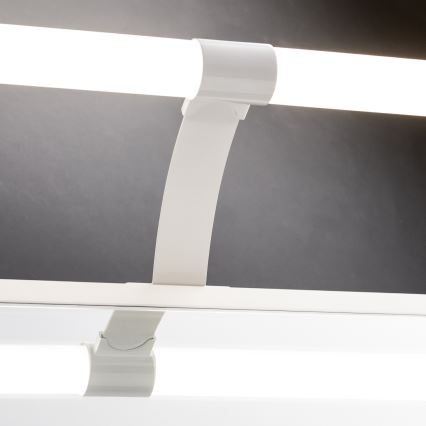 Brilagi - TUBEO 2-i-1 LED-spejlbelysning til badeværelset, 6 W, 230 V, 40 cm, IP44, hvid