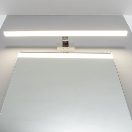Brilagi - LED-belysning til badeværelsesspejl 3-i-1 VESTRA LED/15W/230V 80 cm IP44 blank krom