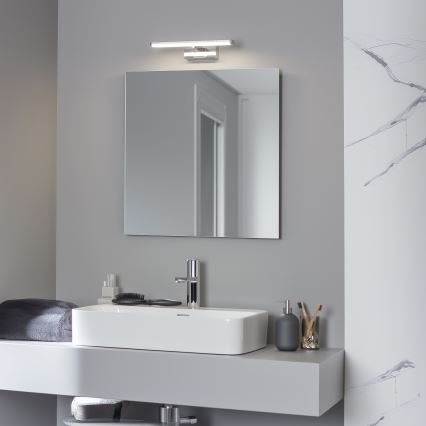 Brilagi - LED spejlbelysning 3-i-1 VESTRA LED/6W/230V 30 cm IP44 blank krom