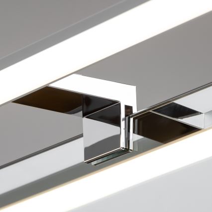 Brilagi - LED spejlbelysning 3-i-1 VESTRA LED/6W/230V 30 cm IP44 blank krom