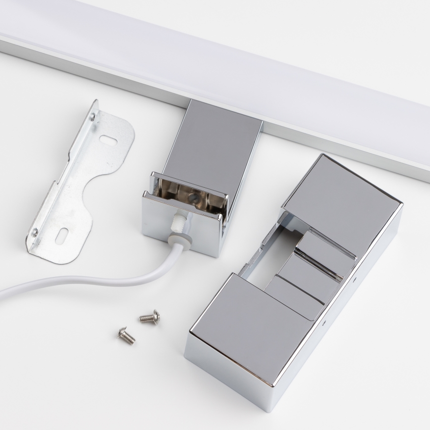 Brilagi - LED spejlbelysning 3-i-1 VESTRA LED/6W/230V 30 cm IP44 blank krom