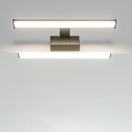Brilagi - LED spejlbelysning til badeværelset 3-i-1 VESTRA LED/8W/230V 40 cm IP44 sort