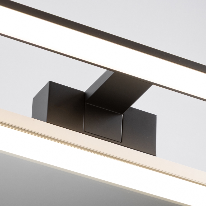 Brilagi - LED spejlbelysning til badeværelset 3-i-1 VESTRA LED/8W/230V 40 cm IP44 sort