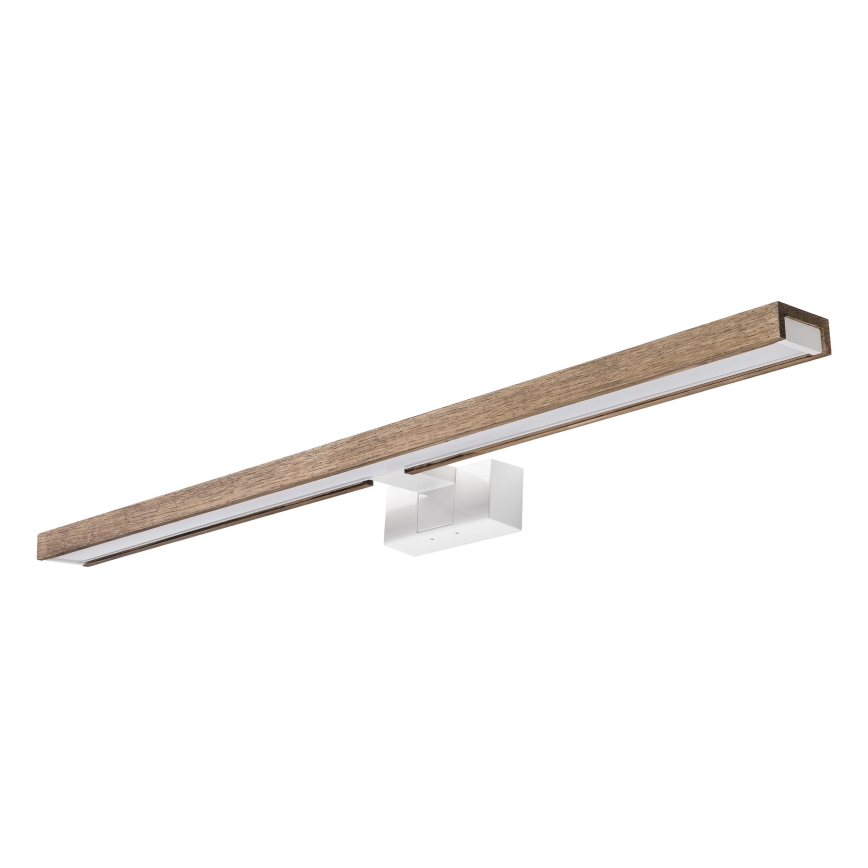 Brilagi - LED badeværelsesbelysning til spejl WOODY MIRROR 3-i-1 LED/15W/230V 80 cm IP44 hvid/eg-valnød