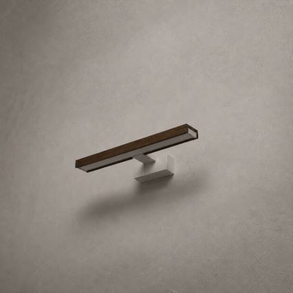 Brilagi - LED-belysning til badeværelsesspejl WOODY MIRROR 3 i 1 LED/8W/230V 40 cm IP44 hvid/eg