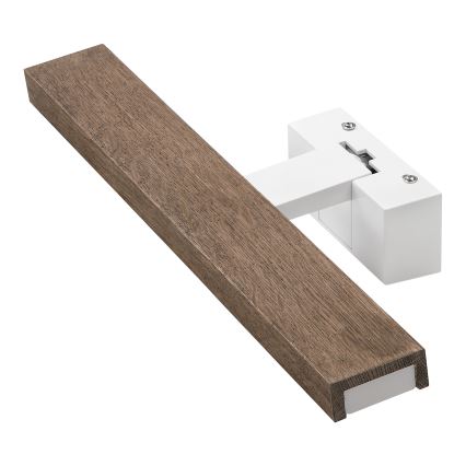 Brilagi - LED-belysning til badeværelsesspejl WOODY MIRROR 3 i 1 LED/8W/230V 40 cm IP44 hvid/eg