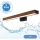Brilagi - LED spejllampe til badeværelse WOODY MIRROR LED/12W/230V 60 cm IP44 eg kirsebær/sort