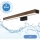 Brilagi - LED spejllampe til badeværelse WOODY MIRROR LED/12W/230V 60 cm IP44 eg valnød/sort