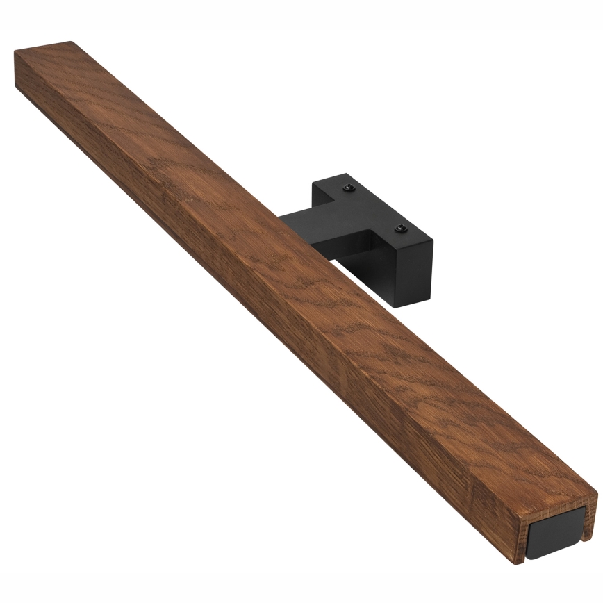 Brilagi - LED spejllampe til badeværelse WOODY MIRROR LED/12W/230V 60 cm IP44 eg kirsebær/sort
