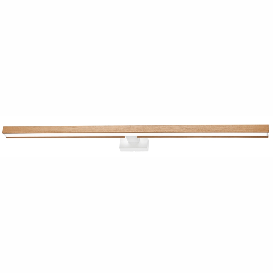 Brilagi - LED spejllampe til badeværelse WOODY MIRROR LED/15W/230V 90 cm IP44 eg/hvid