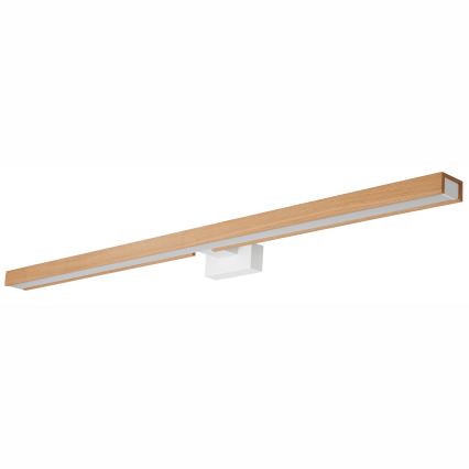 Brilagi - LED spejllampe til badeværelse WOODY MIRROR LED/15W/230V 90 cm IP44 eg/hvid