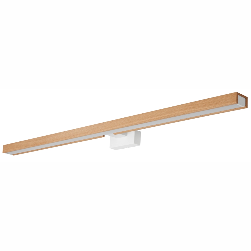 Brilagi - LED spejllampe til badeværelse WOODY MIRROR LED/15W/230V 90 cm IP44 eg/hvid