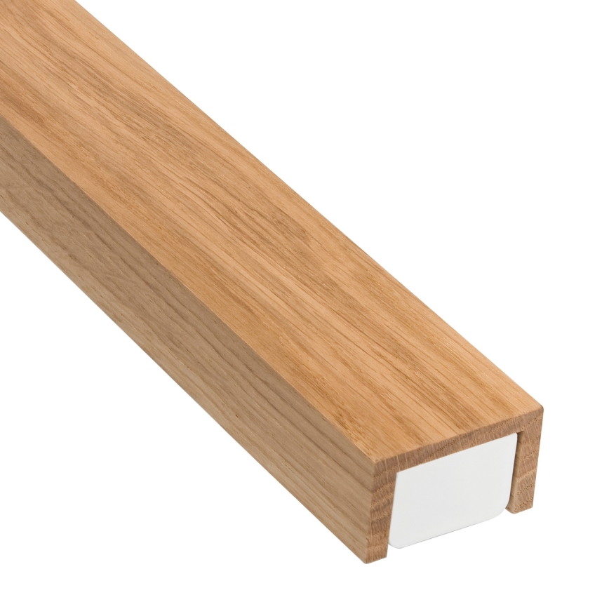 Brilagi - LED spejllampe til badeværelse WOODY MIRROR LED/15W/230V 90 cm IP44 eg/hvid