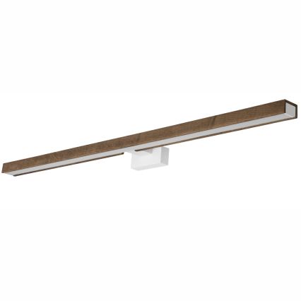 Brilagi - LED spejllampe til badeværelse WOODY MIRROR LED/15W/230V 90 cm IP44 eg/hvid