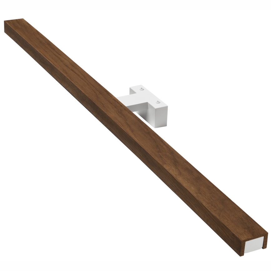 Brilagi - LED spejllampe til badeværelse WOODY MIRROR LED/15W/230V 90 cm IP44 eg kirsebær/hvid