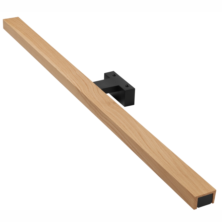Brilagi - LED spejllampe til badeværelse WOODY MIRROR LED/15W/230V 90 cm IP44 eg/sort