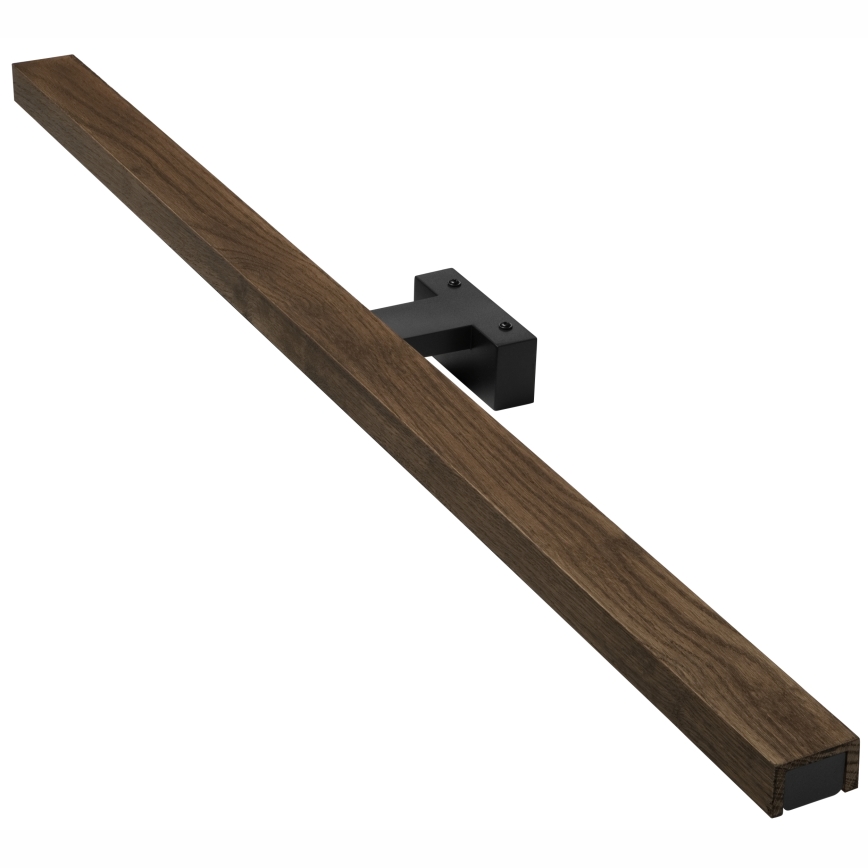 Brilagi - LED spejllampe til badeværelse WOODY MIRROR LED/15W/230V 90 cm IP44 eg valnød/sort