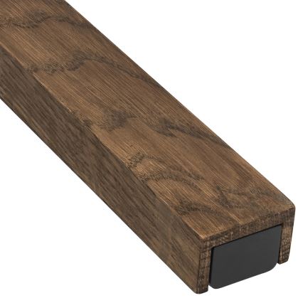 Brilagi - LED spejllampe til badeværelse WOODY MIRROR LED/15W/230V 90 cm IP44 eg valnød/sort
