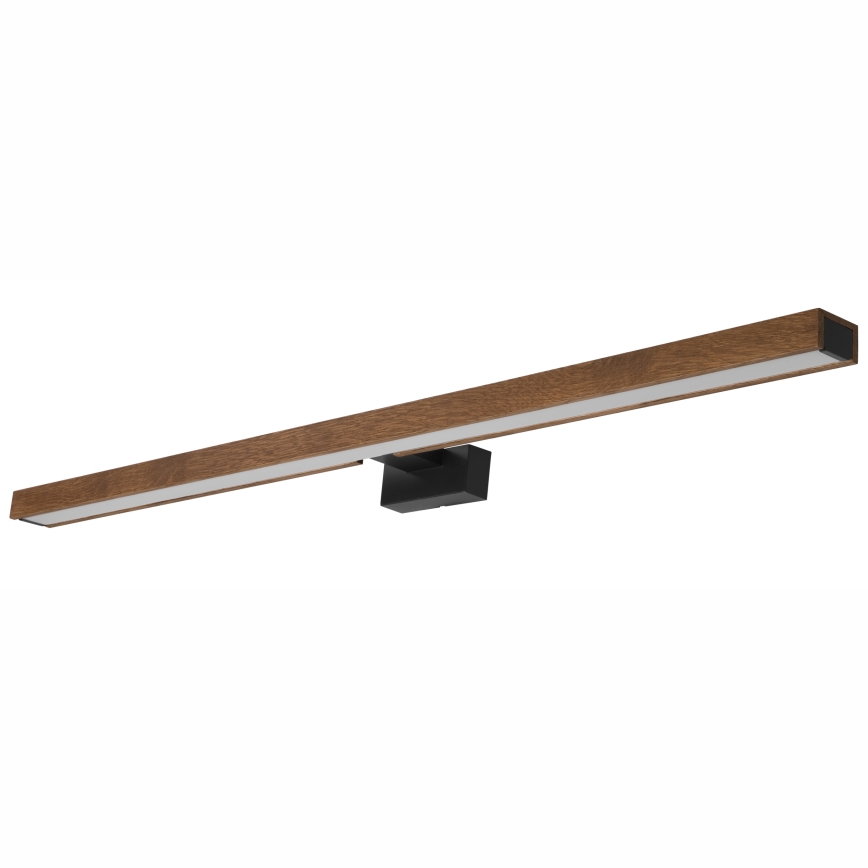 Brilagi - LED spejllampe til badeværelse WOODY MIRROR LED/15W/230V 90 cm IP44 eg kirsebær/sort