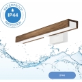 Brilagi - LED spejllampe til badeværelse WOODY MIRROR LED/8W/230V 40 cm IP44 eg/hvid