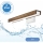 Brilagi - LED spejllampe til badeværelse WOODY MIRROR LED/8W/230V 40 cm IP44 eg/hvid
