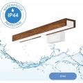 Brilagi - LED spejllampe til badeværelse WOODY MIRROR LED/8W/230V 40 cm IP44 eg kirsebær/hvid