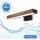 Brilagi - LED spejllampe til badeværelse WOODY MIRROR LED/8W/230V 40 cm IP44 eg valnød/sort