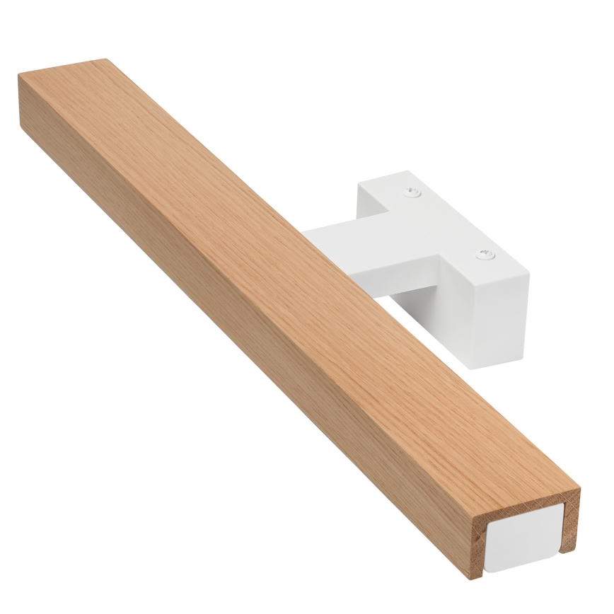 Brilagi - LED spejllampe til badeværelse WOODY MIRROR LED/8W/230V 40 cm IP44 eg/hvid