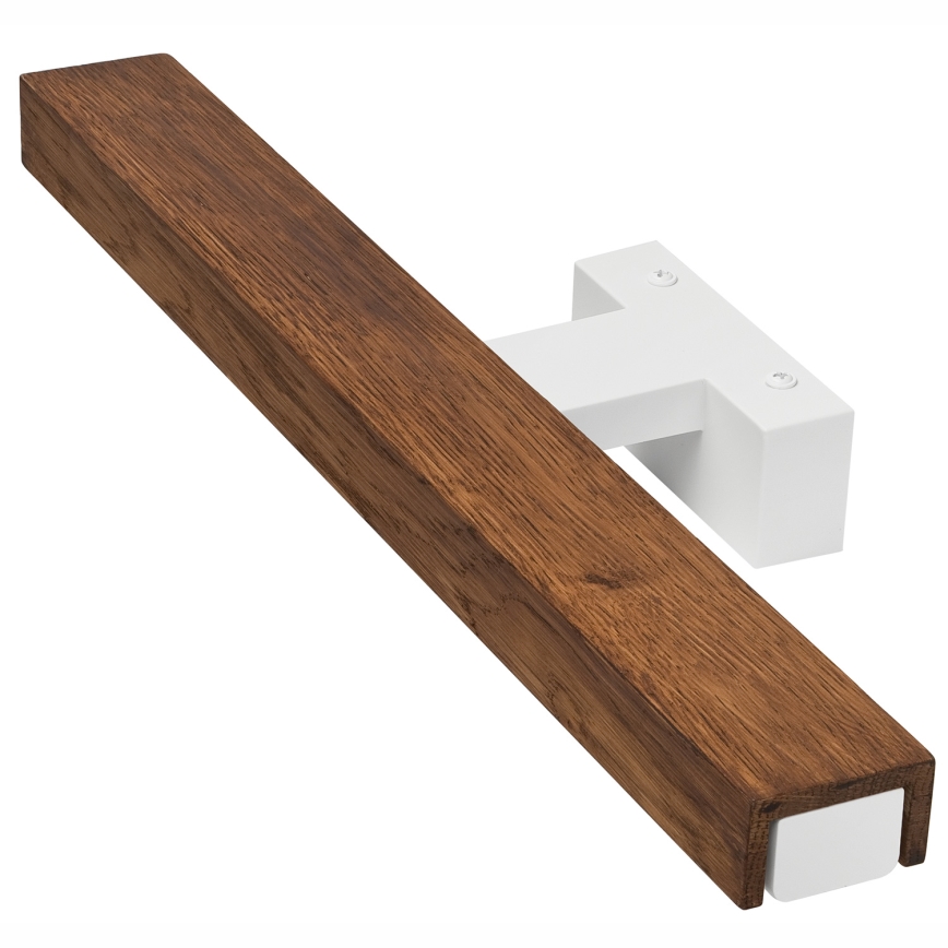 Brilagi - LED spejllampe til badeværelse WOODY MIRROR LED/8W/230V 40 cm IP44 eg kirsebær/hvid