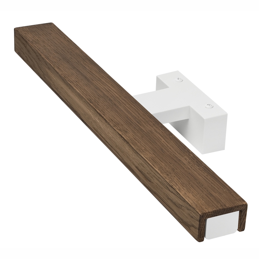Brilagi - LED spejllampe til badeværelse WOODY MIRROR LED/8W/230V 40 cm IP44 eg/hvid