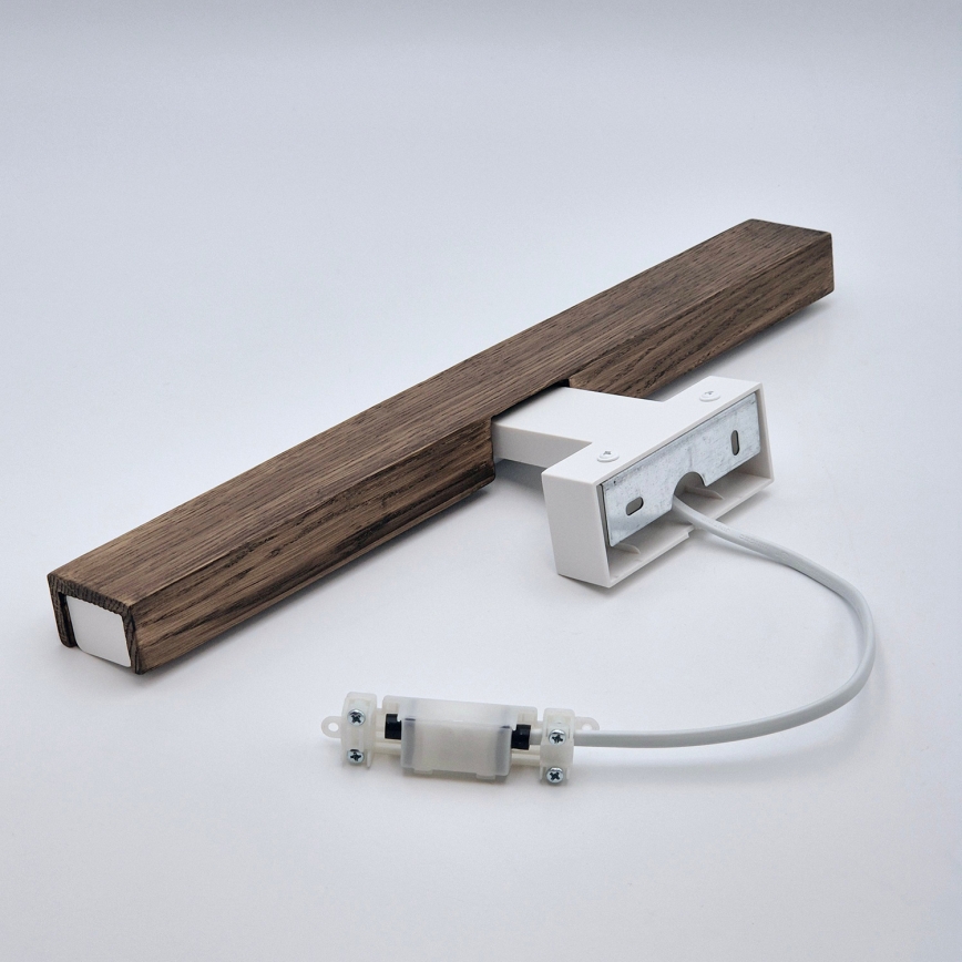 Brilagi - LED spejllampe til badeværelse WOODY MIRROR LED/8W/230V 40 cm IP44 eg/hvid