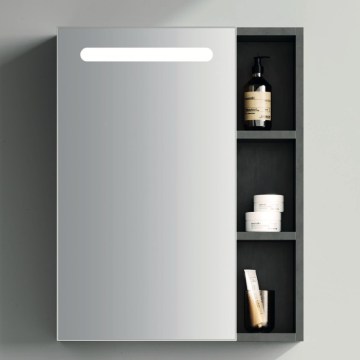 BRILAGI - LED-spejlskab med indbygget belysning TRABIA SINGLE 60x70 cm