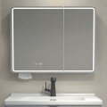 BRILAGI - LED-spejlskab til badeværelset med bagbelysning NOTO DOUBLE 78x70 cm