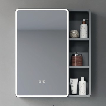 BRILAGI - LED spejlskab til badeværelset med indbygget belysning AVOLA SINGLE 55x70 cm