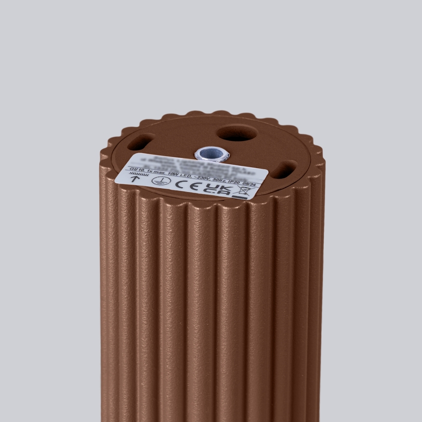 Brilagi - LED-spot CRESTO 1xGU10/10W/230V 10 cm brun