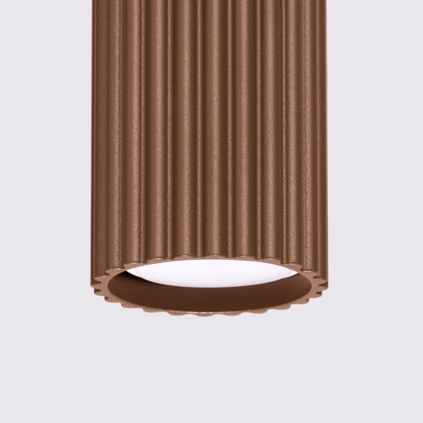 Brilagi - LED-spot CRESTO 1xGU10/10W/230V 10 cm brun