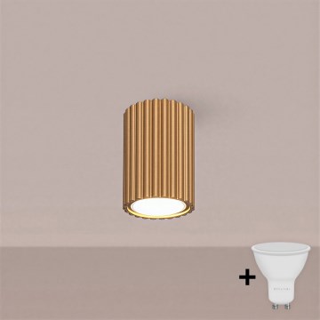 Brilagi - LED-spot CRESTO 1xGU10/10W/230V 10 cm guld